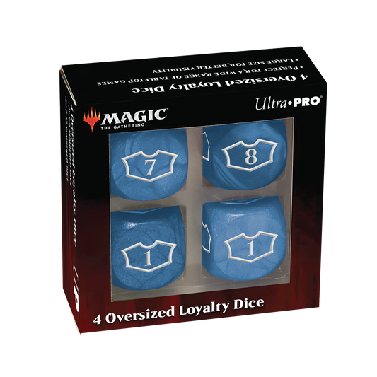 Ultra PRO: Deluxe D6 Loyalty Dice Set (Island Blue)