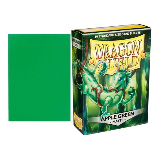 Dragon Shield Card Sleeves - Standard Matte 60CT - Apple Green