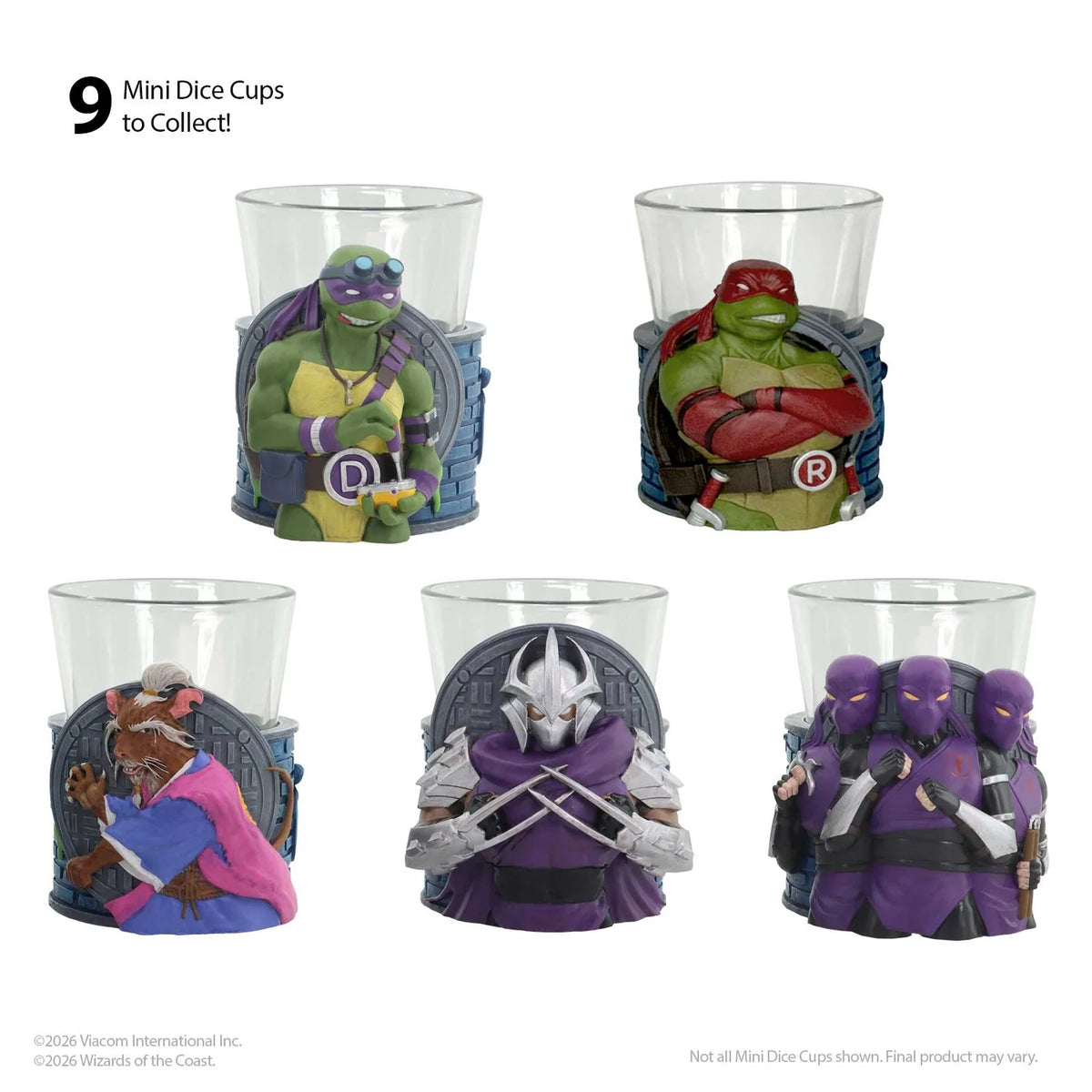 Sirius Dice: MTG - TMNT Mini Dice Cups (Assortment)