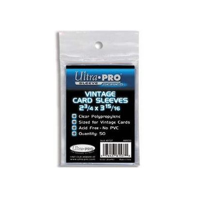 Ultra PRO Vintage Card Sleeves 2-3/4" X 3-15/16" (50 Ct)