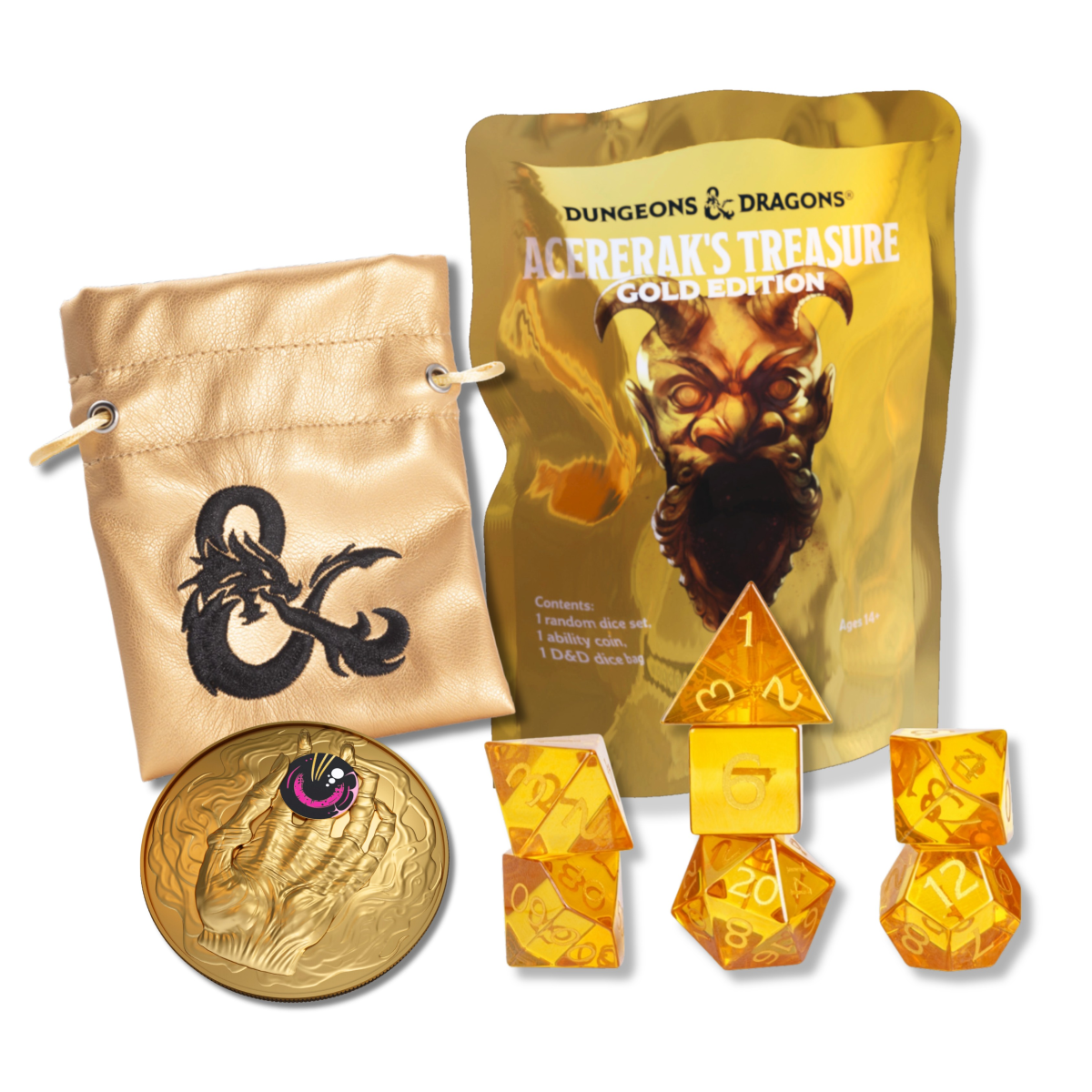 Sirius Dice: D&D Treasure Pack - Acererak's Treasure - Gold Edition
