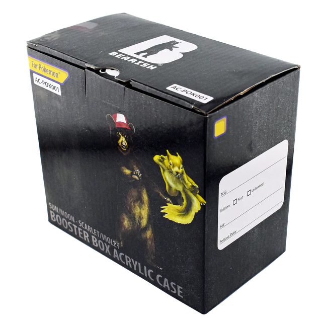 booster box acrylic cases Collection Realm One Piece Booster Box Acrylic Display Case – Stackabl –  COLLECTION REALM main image 1