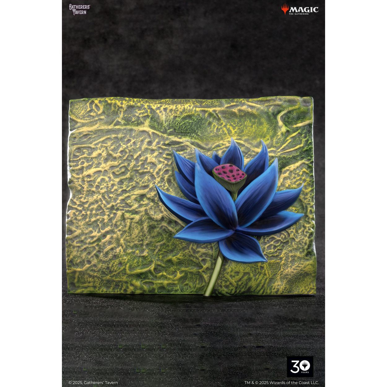 Gatherers' Tavern - Magic the Gathering - Black Lotus Relief Sculpture