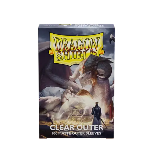 Dragon Shield Card Sleeves - Matte Outer Sleeves - Clear