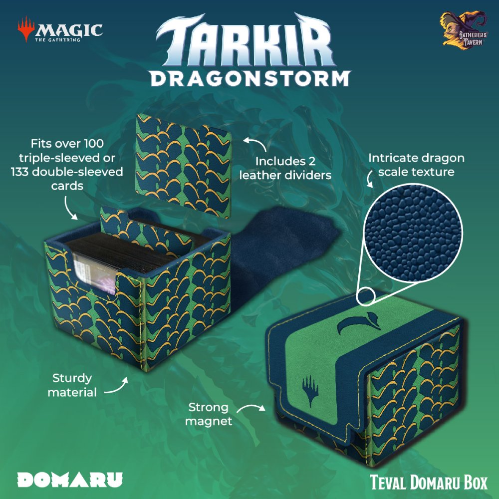 Gatherers' Tavern - Magic the Gathering Tarkir Dragonstorm Domaru Deck Box (Variants)