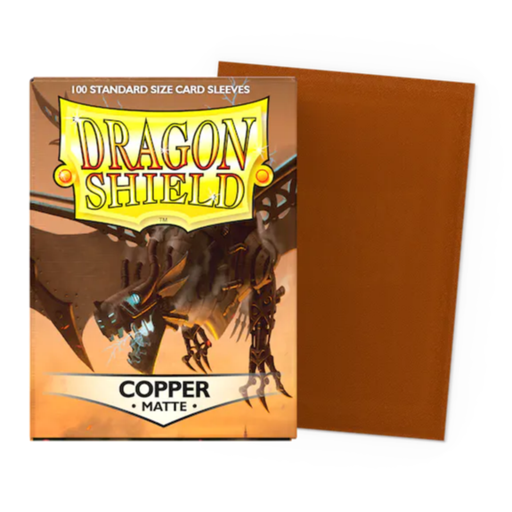 Dragon Shield Card Sleeves - Matte Copper