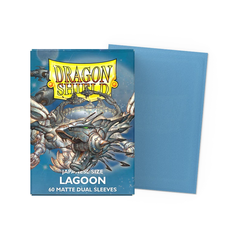 Dragon Shield Card Sleeves - Dual Matte - Lagoon (Japanese Size)