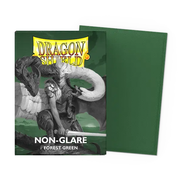 Dragon Shield Card Sleeves - Non-Glare - Matte Forest Green