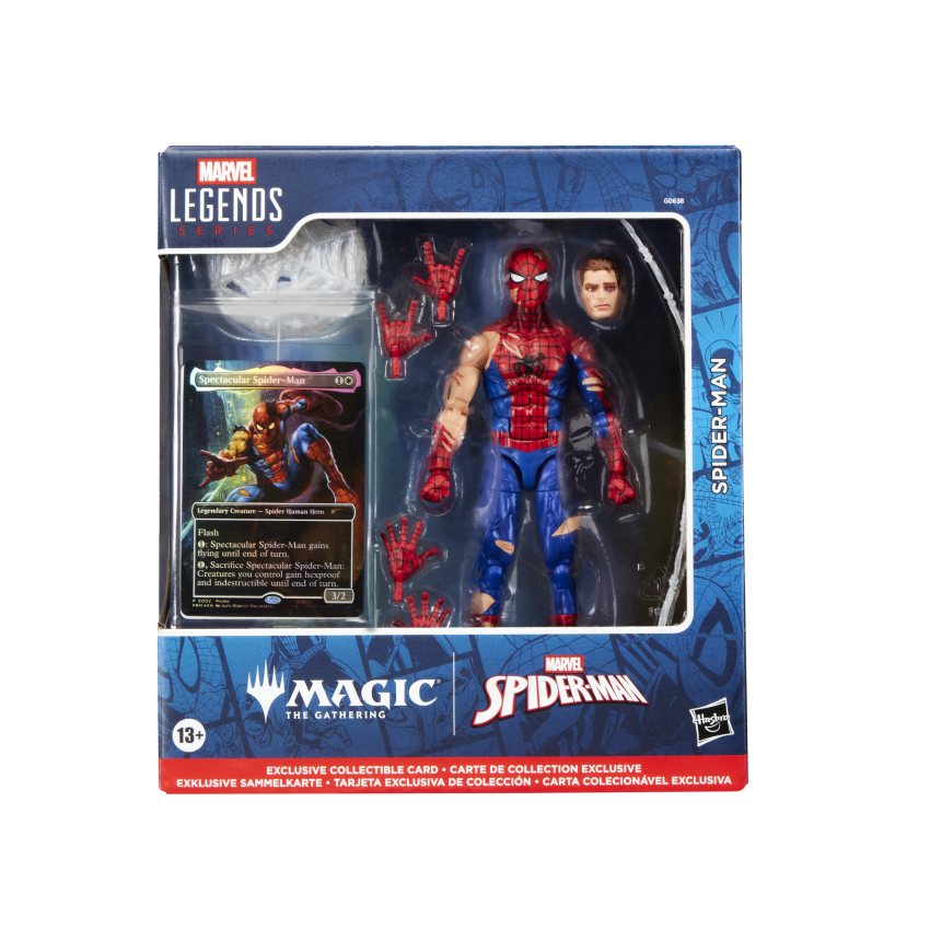 Marvel Legends Series - Magic: The Gathering Battle-Damaged Spider-Man