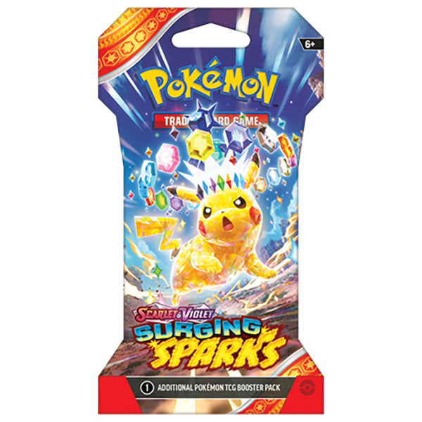 Pokmon TCG: Scarlet & Violet - Surging Sparks Booster Pack The HydroPump Pokshop Pokmon TCG: Scarlet & Violet - Surging Sparks Booster Pack The HydroPump Pokshop