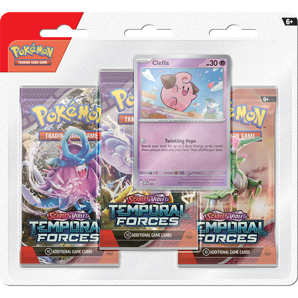Pokémon TCG: Scarlet & Violet - Temporal Forces - 3-Pack Blister