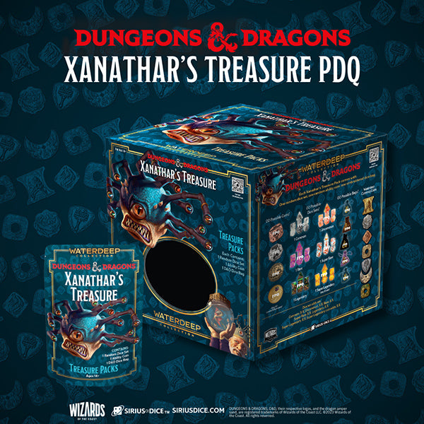 Sirius Dice: D&D Treasure Pack - Xanathar's Treasure - Waterdeep Collection