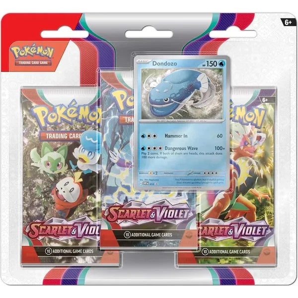 Pokémon TCG: Scarlet & Violet - 3-Pack Blister (Dondozo)