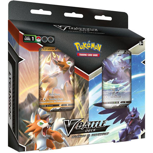 Pokémon TCG: V Battle Deck Lycanroc vs. Corviknight Bundle