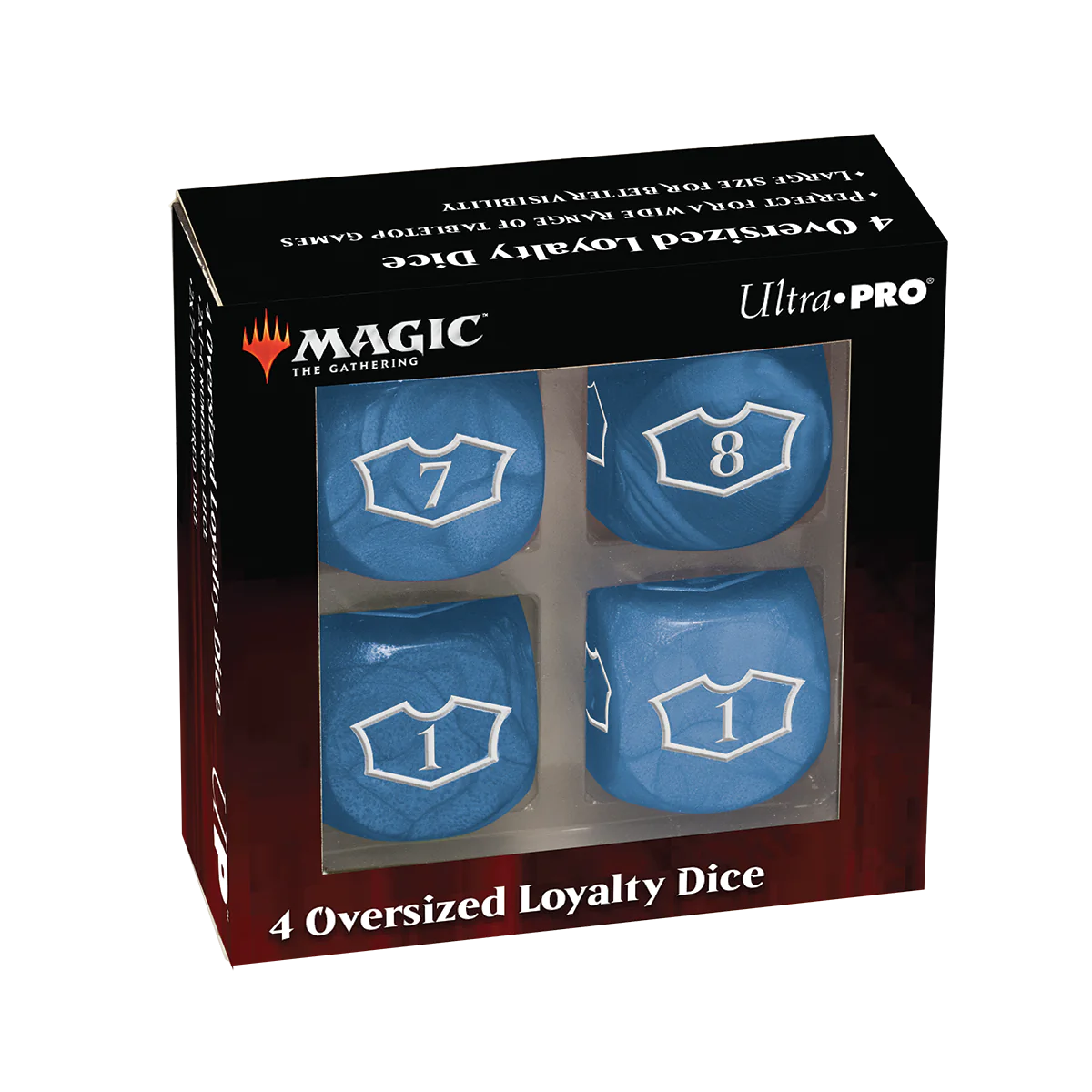 Ultra PRO: Deluxe D6 Loyalty Dice Set (Island Blue)