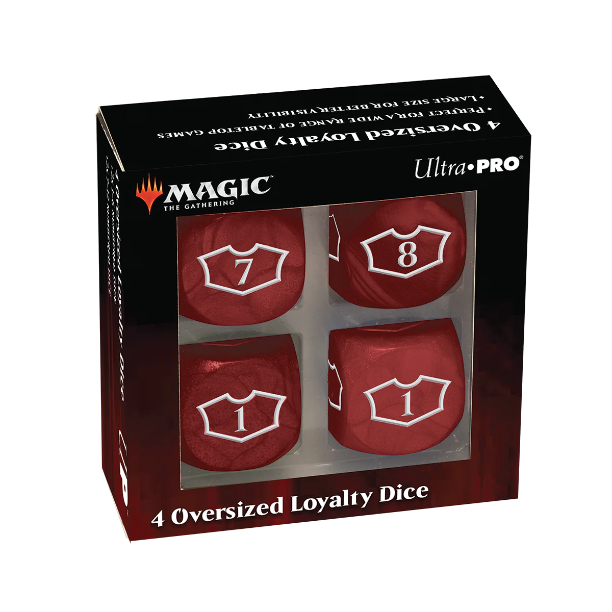 Ultra PRO: Deluxe D6 Loyalty Dice Set (Mountain Red)