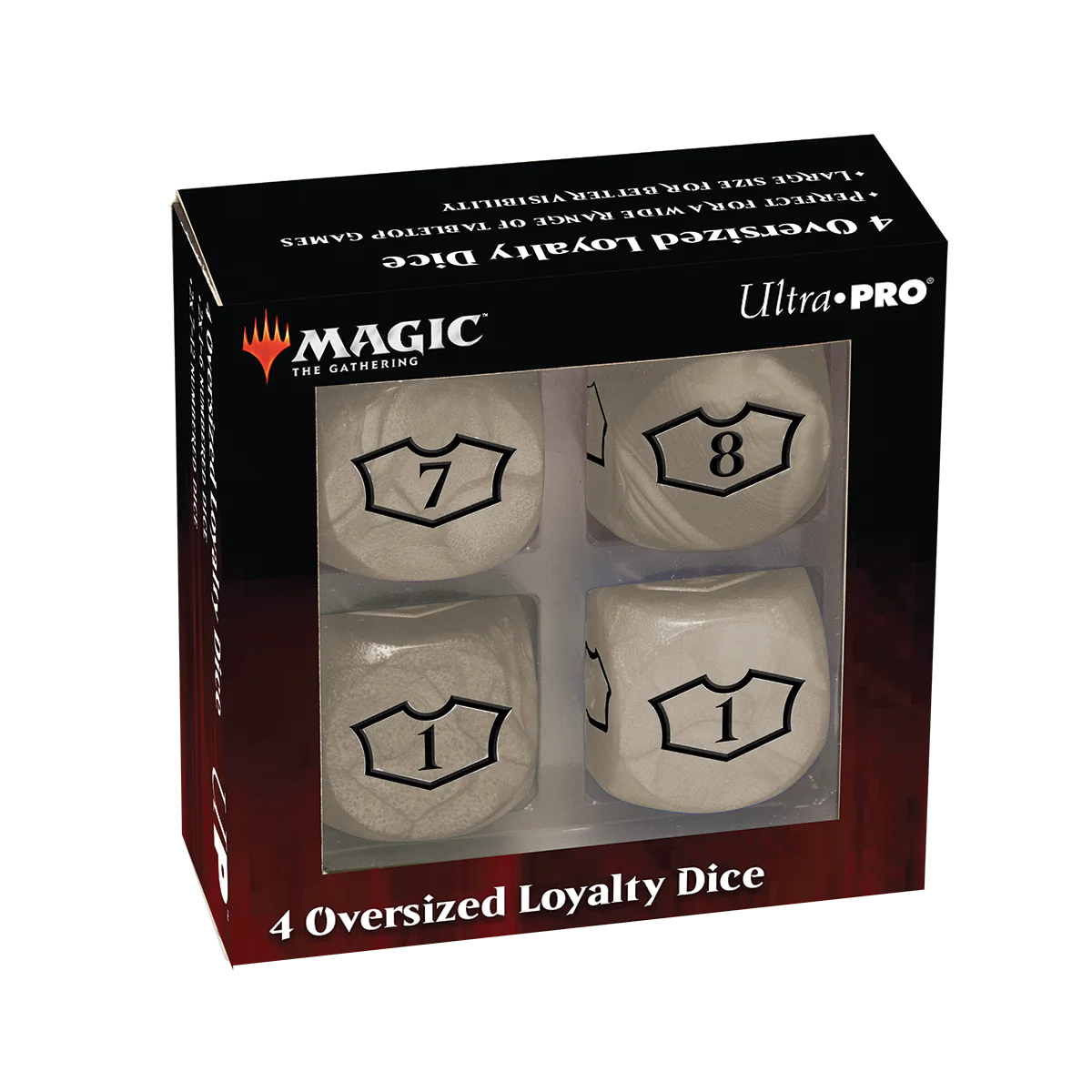 Ultra PRO: Deluxe D6 Loyalty Dice Set (Plains White)