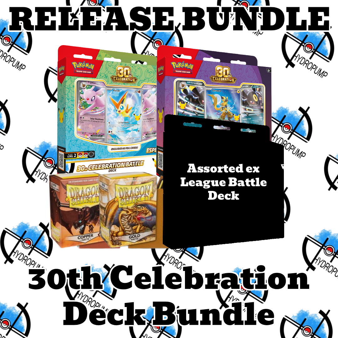 [ONLINE ONLY] Pokémon TCG: 30th Anniversary - 30th Celebration Battle Deck Bundle - PRE-ORDER (10/30/2026)