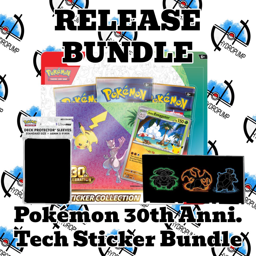 [ONLINE ONLY] Pokémon TCG: 30th Anniversary - Tech Sticker Collection Bundle - PRE-ORDER