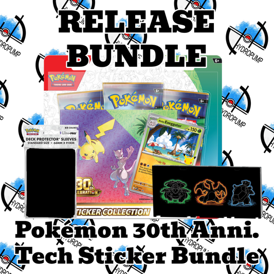 [ONLINE ONLY] Pokémon TCG: 30th Anniversary - Tech Sticker Collection Bundle - PRE-ORDER