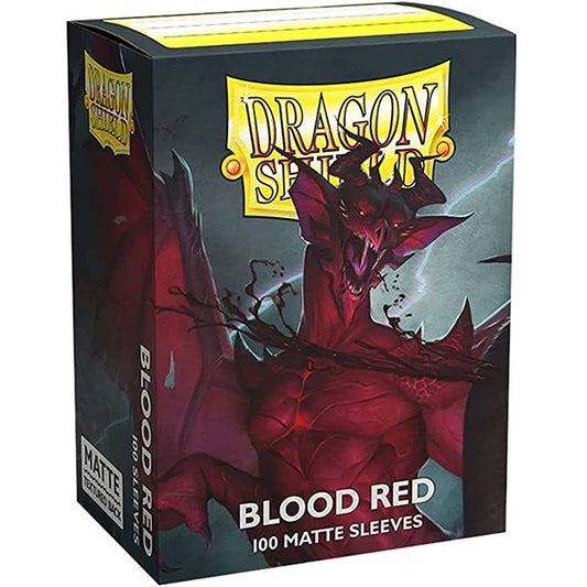 Dragon Shield Card Sleeves - Matte Blood Red