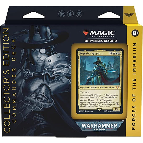 Magic: The Gathering: Universes Beyond - Warhammer 40,000 Collector’s Edition Commander Deck - Forces of the Imperium