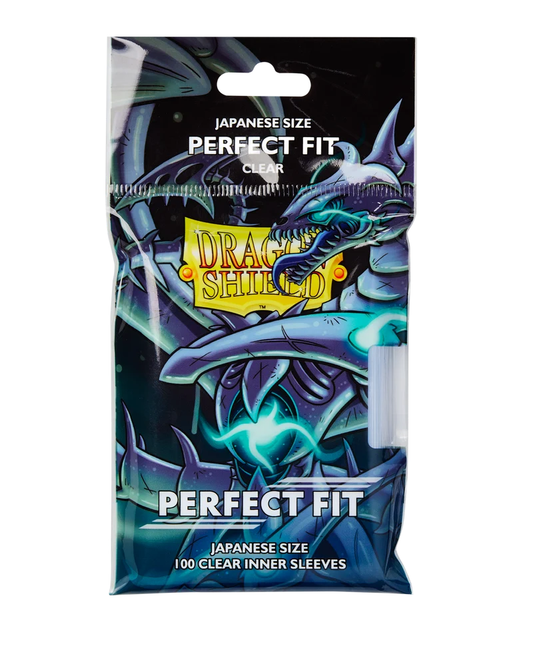 Dragon Shield Card Sleeves - Perfect Fit - Clear (Japanese Size)