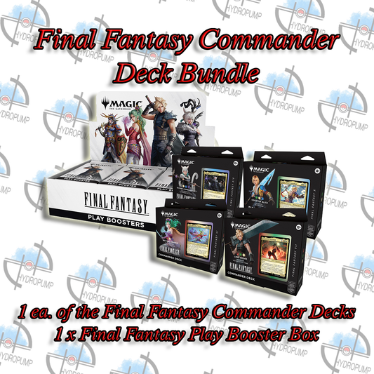 [BUNDLE] - Magic: The Gathering: Universes Beyond - Final Fantasy Commander Deck & Booster Box Bundle - PRE-ORDER (Releases 6/13/2025)