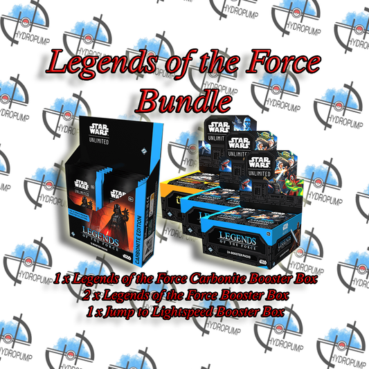 [BUNDLE] Star Wars: Unlimited TCG - Legends of the Force Box Bundle - PRE-ORDER (Dates in Description)