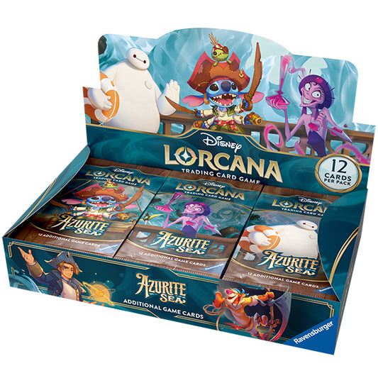 Lorcana TCG: Azurite Sea Booster Box - PRE-ORDER