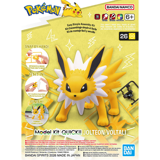 Bandai Hobby - Pokémon Model Kit: Quick! - Jolteon