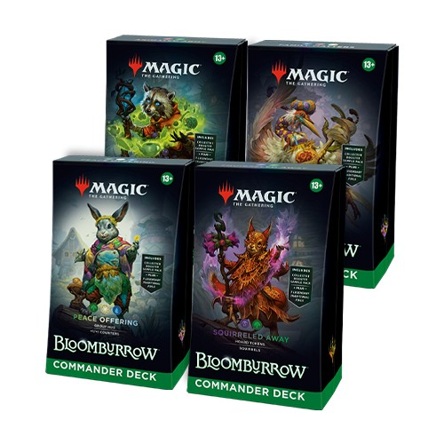 Magic: The Gathering - Bloomburrow Commander Deck Bundle - PRE-ORDER (Releases 8/2/2024)