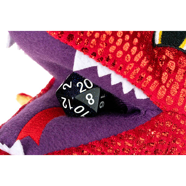 Dice Bag: Plush Dice Eating Dragon