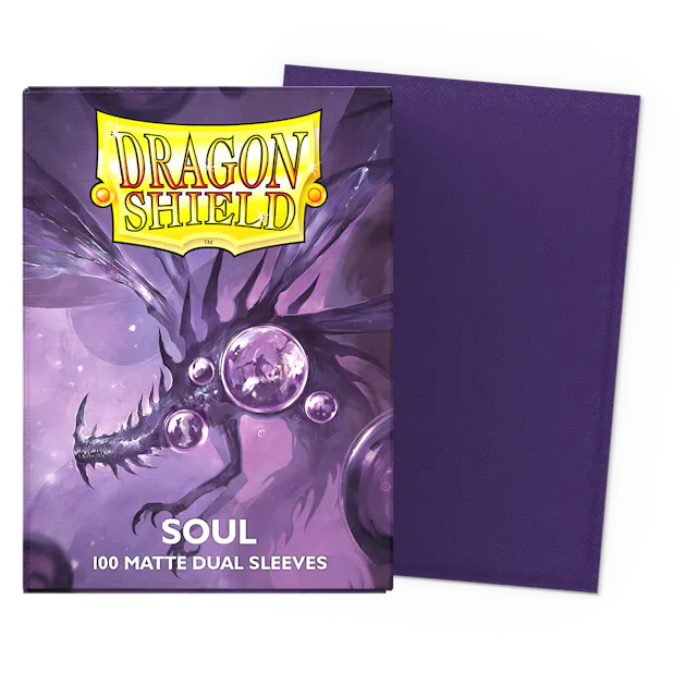 dual card sleeves Dragon Shield - Peach Immerse your deck in gold with the metallic dual Dragon Shield Sleeves Matte Dual