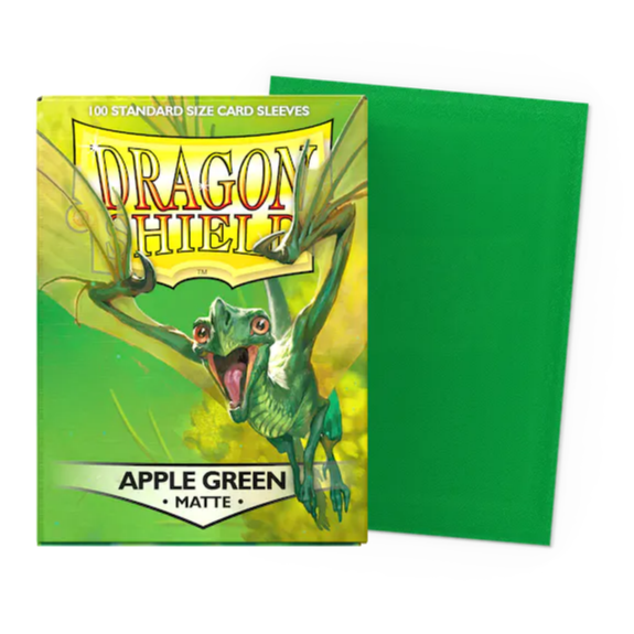Dragon Shield Card Sleeves - Matte Apple Green