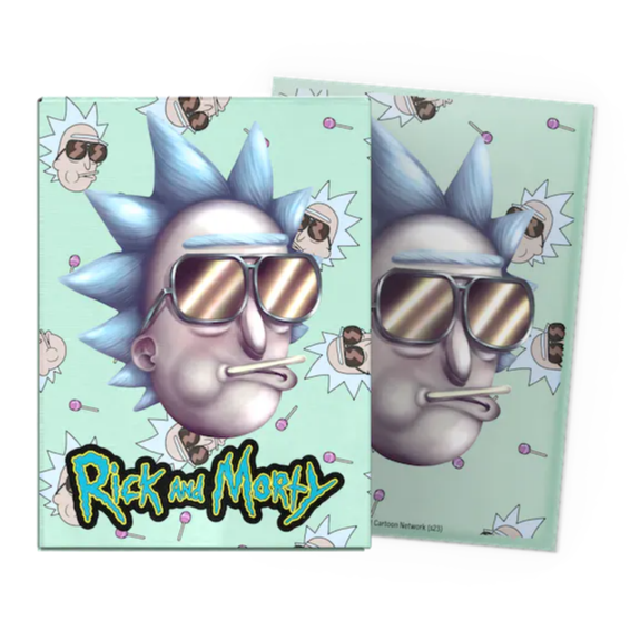 Dragon Shield Card Sleeves - Brushed Art - Rick & Morty - (Cool Rick)