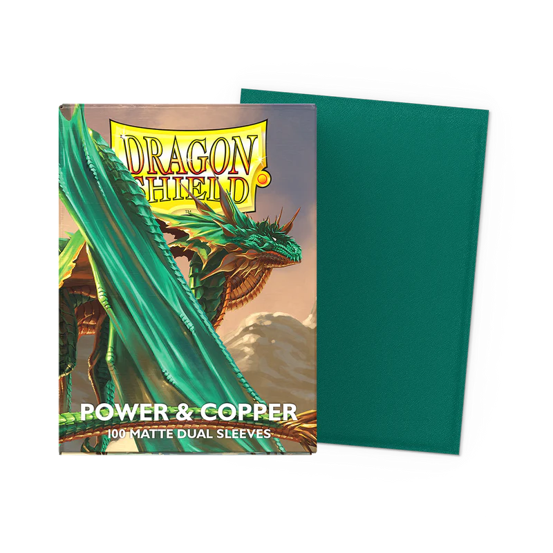 Dragon Shield Card Sleeves - Dual Matte (Power & Copper)