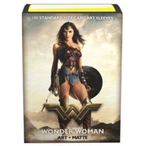 Dragon Shield Card Sleeves - Matte Art (Wonder Woman- Justice League)
