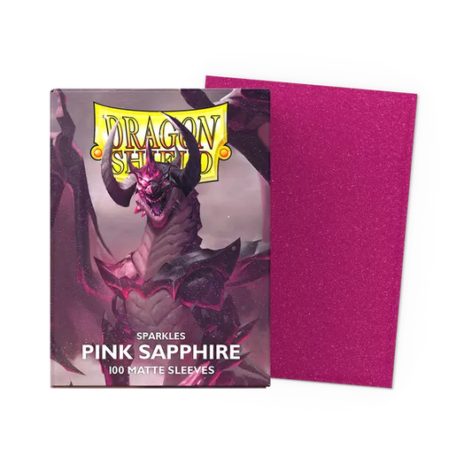 Dragon Shield Card Sleeves - Matte Pink Sapphire