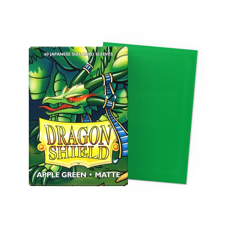 Dragon Shield Card Sleeves - Matte Sleeves - Apple Green (Japanese Size)
