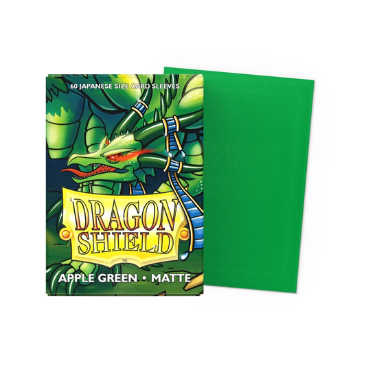 Dragon Shield Card Sleeves - Matte Sleeves - Apple Green (Japanese Size)