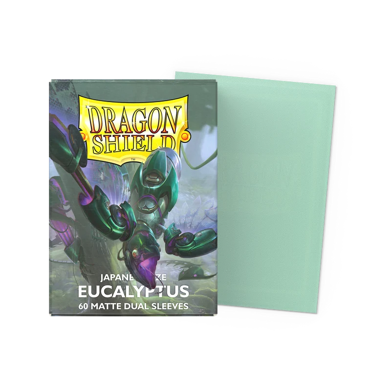 Dragon Shield Card Sleeves - Dual Matte - Eucalyptus (Japanese Size)