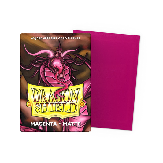 Dragon Shield Card Sleeves - Matte Sleeves - Magenta (Japanese Size)