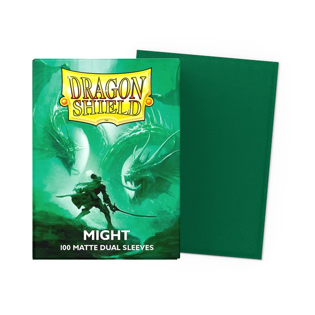 Dragon Shield Card Sleeves - Dual Matte - Might (Japanese Size)
