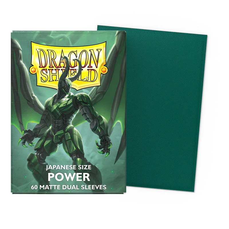 Dragon Shield Card Sleeves - Dual Matte - Power (Japanese Size)