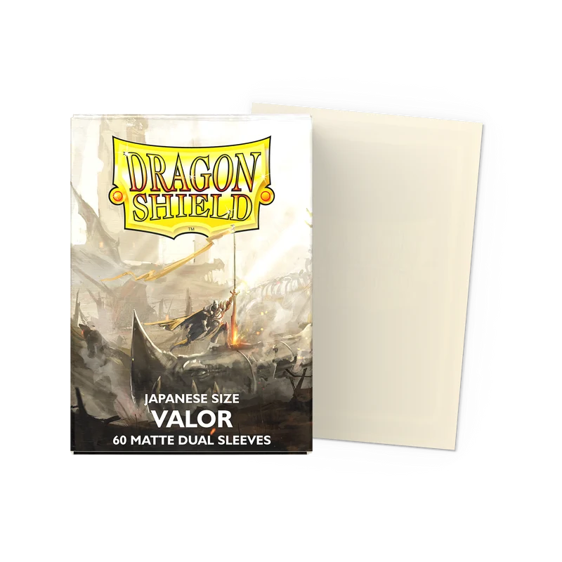 Dragon Shield Card Sleeves - Dual Matte - Valor (Japanese Size)