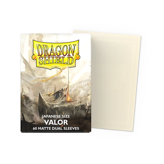 Dragon Shield Card Sleeves - Dual Matte - Valor (Japanese Size)