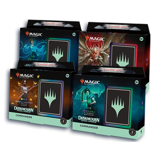 Magic: The Gathering - Duskmourn: House of Horror Commander Deck Bundle