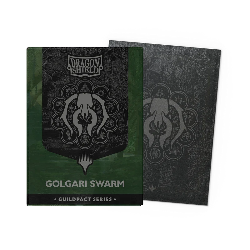 Dragon Shield Card Sleeves - Dual Matte Art - Guildpact Series - Golgari Swarm