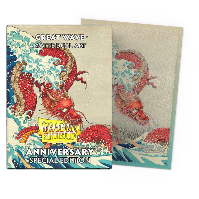 Dragon Shield Card Sleeves - Matte Dual Art (Great Waves)